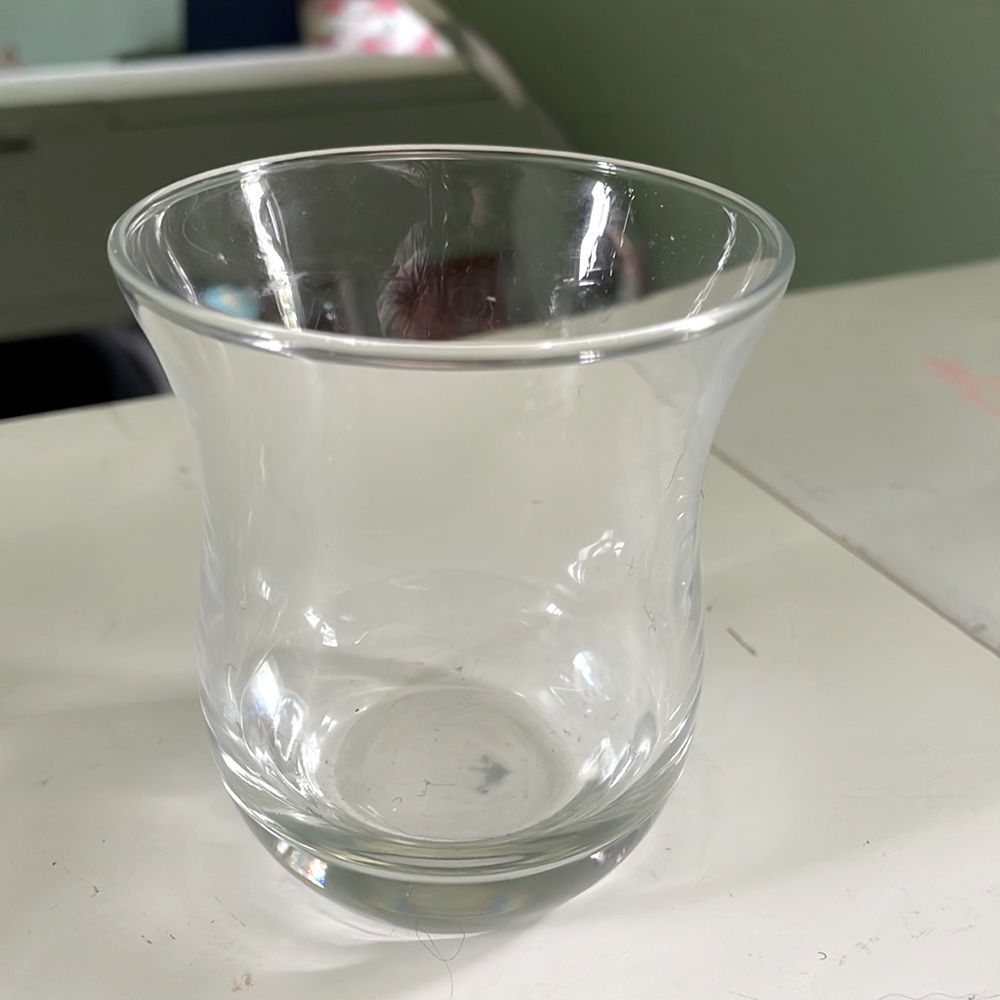 Vintage Hand‎ Blown Weighted Bottom
Glass